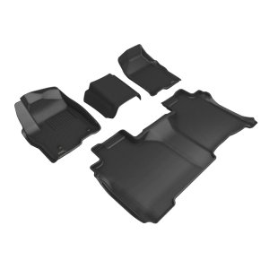 GMC Sierra 1500 Floor Mat Set - 3D MAXpider - Kagu Series - Black - `19-`26 GMC Sierra 1500 Floor Mat Set - 3D MAXpider - Kagu Series - Black - `19-`26